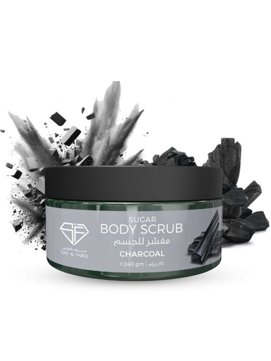 CHARCOAL Sugar Body Scrub 240GM