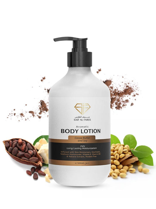COCOA BUTTER AND SOY Body Lotion 500 ML