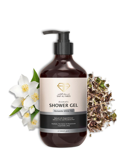 ROMANTIC WHITE TEA Shower Gel 500 ML