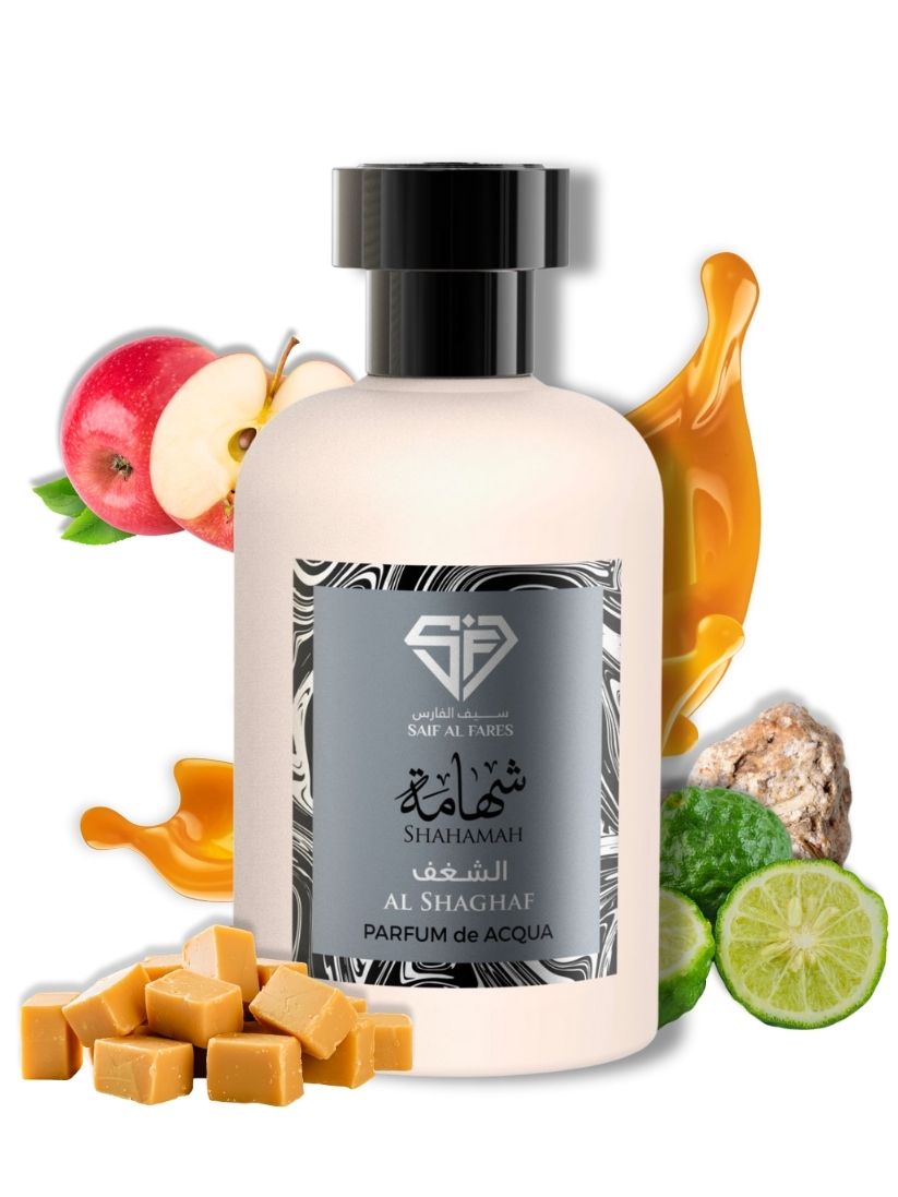 Shahamah Al Shaghaf Intriguing Woody Leathery Acqua Perfume