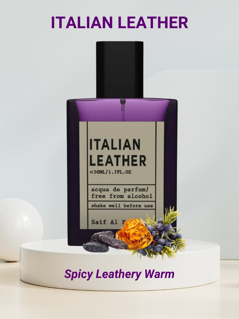 Italian Leather Spicy Leathery Warm Acqua Perfume Arabian